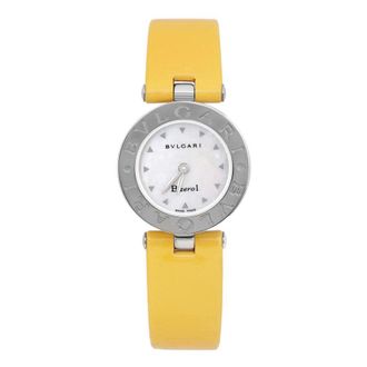 Bulgari Pre-owned Bvlgari B.Zero1 Quartz White Dial Ladies Watch BZ22S