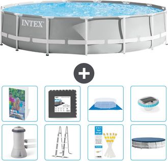 Intex Piscina Prism Frame Redonda - 457x107 Cm - 9-piezas S608