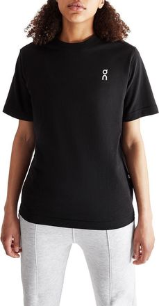 On Club T Oversize Organic Cotton T-Shirt in Black at Nordstrom, Size Xx-Large