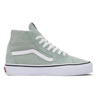 Vans Sneaker VANS SK8-Hi Tapered, Damen, Gr. 36, emw, color theory gray olive, Leder, Textil, Schuhe Sneaker, unisex