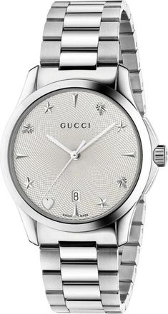 Gucci Accessoires, unisex, Grijs, ONE Size, Ya 1264028Ae Horloge