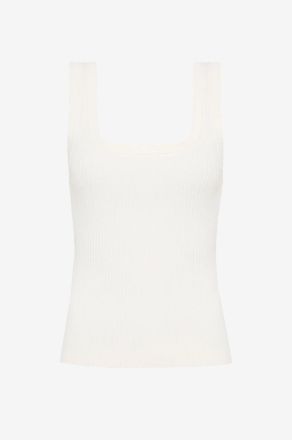 Aje Top mit eckigem Ausschnitt aus Jersey Bronte