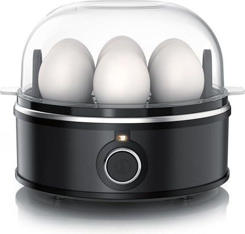 Royal Catering Eierkocher – Elektrisch, 8 Eier, 2600 W, Edelstahl, Inkl. 4 Eierbecher & 8 Farbcodierte Löffel