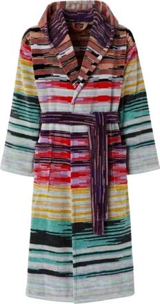 Missoni Deken met capuchon - unisex - Badjassen - Veelkleurig - XL - Katoen - Nachtkleding