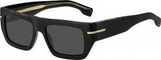 HUGO BOSS Womens BOSS-1502-S-WR754IR 1502 54 S WR754IR Sunglasses - Black - One Size