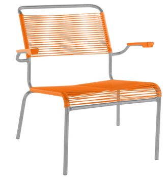 Schubiger M&ouml;bel Spaghetti-Lounger S&auml;ntis mit Armlehnen