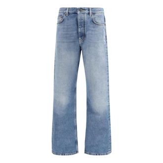 Off-white Half Arrow Slim Relaxed Jeans - Dames - Jeans - Blauw - Maat: W32 Katoen