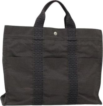 Herm&egrave;s Pre-owned Tote Bags, female, Gray, Size: ONE SIZE Pre-owned Vintage Tote Bag