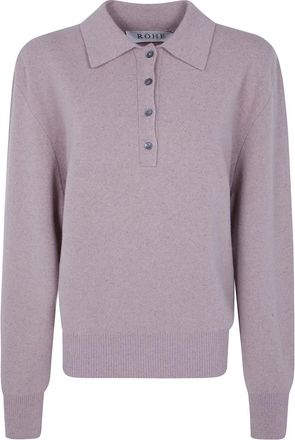 R&oacute;he Truien & Vesten, Dames, Roze, S, Wol, Compact Gebreide Polo