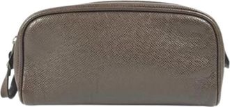 Louis Vuitton Pre-owned Vintage Leren Tas - unisex - Vintage Tassen - Bruin - ONE Size - Leer - Vintage