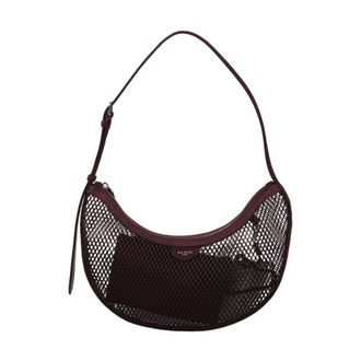 Alaia Shoulder Bags, female, Brown, Size: ONE SIZE One Piece Demi Lune Bag