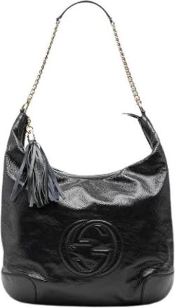 Gucci Pre-owned Soho Schoudertas - Dames - Vintage Schoudertas - Zwart - ONE Size - Leer - Vintage