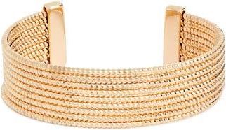 Nordstrom Faceted Cuff Bracelet in Gold at Nordstrom Rack