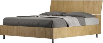 Les Tendances Les Tendances - Letto Matrimoniale - Demas - Colore: Quercia Natura - Dimensione Rete: 160x190 - Tipologia Letto: Alzata Doppia - Tipologia Testata: T