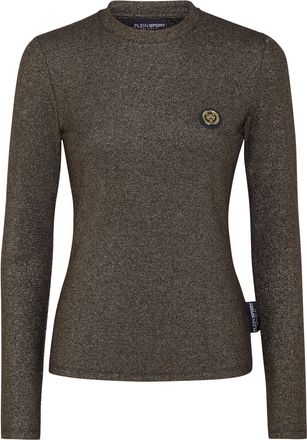 Plein Sport T-Shirt Ronde Hals Glitter