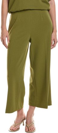 Anne Klein High Rise Pull On Wide Leg Crop Pant