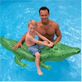 Trade Shop Trade Shop - Coccodrillo Cavalcabile Gioco Gonfiabile Per Bambini 168 X 86 Cm Mare Piscina