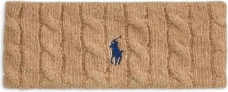 Ralph Lauren Kabelgebreide hoofdband - Dames - Accessoires - Beige - ONE Size - Accessoires