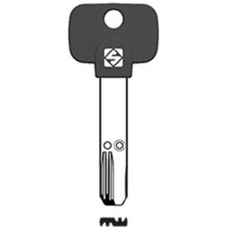 OEM 5 X Silca Mtk18rp Chiave Punzonata Nichel (206)