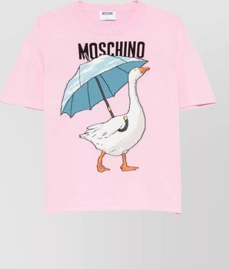Moschino cotton crewneck t-shirt