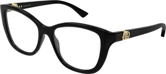 Gucci Cat Eye Optisch Montuur - Dames - Brillen - Zwart - 53 MM - Accessoires