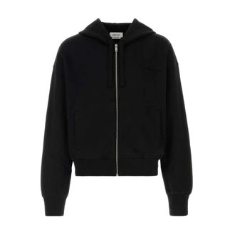 Alexander McQueen Heren, Sweatshirts & Hoodies, Zwart, Maat: L Katoen