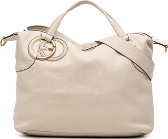 Gucci Schoudertas met logo-details in leer