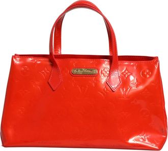 Louis Vuitton Red Monogram Vernis Wilshire Womens PM (Pre-Owned)