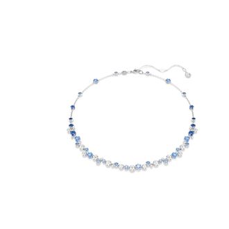Swarovski Necklaces, female, Gray, Size: ONE SIZE Elegant Constella Crystal Necklace Blue