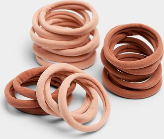 Kitsch Womens Solid recycled nylon hair ties Set of 20