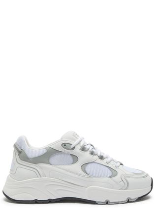 Cleens Pulse Runner Panelled Mesh Sneakers - White - 41.5 (IT41.5 / UK7.5)