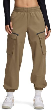 Under Armour Womens Unstoppable Cargo Pants in Brown - Size UK 12-14 (Womens)