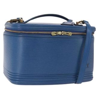 Louis Vuitton Pre-owned Epi Leather Hand Bag - Dames - Pre-owned - Blauw - Maat: ONE Size Leer