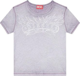 Diesel Top - Dames - T-shirts - Paars - M - Tops