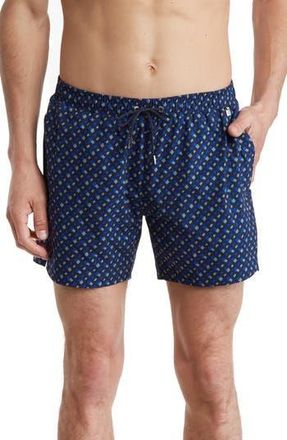BOSS Manu Swim Trunks in Dark Blue at Nordstrom Rack, Size Xx-Large