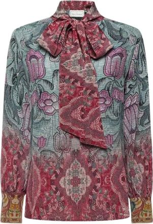 Pierre-Louis Mascia Trapezio Longsleeve Shirt - Dames - Blouses - Veelkleurig - S - Overhemden