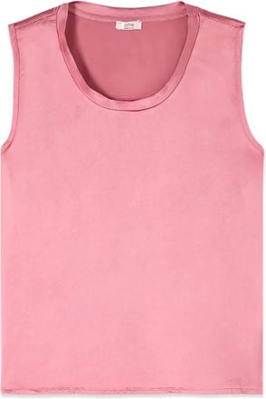 Oltre Sleeveless Tops - Dames - Tops zonder mouwen - Roze - M - Satijn - Tops