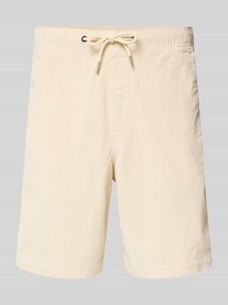 Selected Regular Fit Sweatshorts aus Baumwoll-Mix Modell JACE in Offwhite, Gr&ouml;&szlig;e XXL