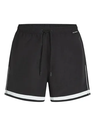 Karl Lagerfeld contrast-trim swim shorts - men - Polyamide - S - Black