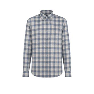 Paul & Shark Overhemden, Heren, Veelkleurig, XL, Katoen, XSoft Katoenen Jersey Geweven Casual Overhemd
