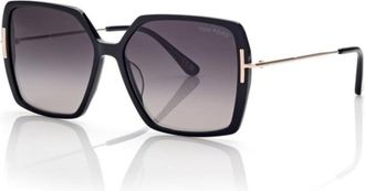 Tom Ford Black Mixed Butterfly Grey Gradient Womens Sunglasses FT1039 01B 59