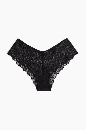H&M 5-pack Lace Hipster Briefs in Black at Nordstrom, Size Xx-Large