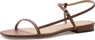 Lauren Ralph Lauren Lainee Nappa Leather Sandals Womens Sandals Lauren Tan : 9.5 B - Medium