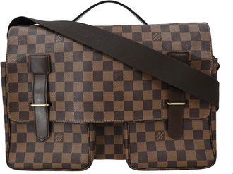 Louis Vuitton Broadway Bag Damier Brown Canvas Briefcase Bag (Pre-Owned)