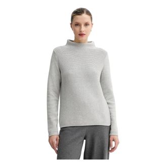 Marc O'Polo Maglione a collo alto in cotone - - Knitwear - Donna - Grigio - L