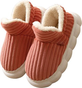 Generic Bootie Slippers Size 7 Memory Foam Slipper Wide Fit House Slippers Boots Comfort Slip-On Fuzzy Sliders Lightweight Home Shoes Wide Fit Bedroom Slipper