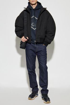 Giorgio Armani Jeans With Logo, Mens, Navy Blue