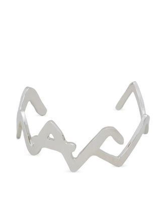 Marni Symbol bracelet - women - Brass - L - Silver