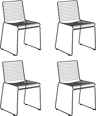 HAY Hee Dining Chair, schwarz (4er-Set)