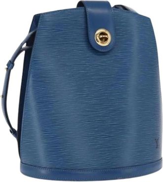 Louis Vuitton Pre-owned Bucket Bags, female, Blue, Size: ONE SIZE Pre-owned Vintage Bucket Bag